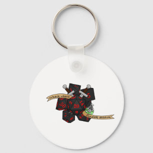 Rogue Dice Design Key Ring