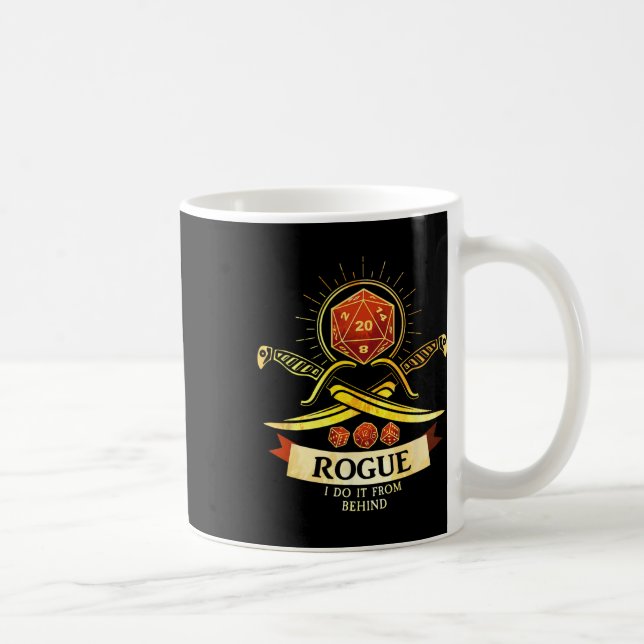 Rogue Fantasy Gamer Rpg Cl  Coffee Mug (Right)