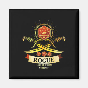 Rogue Fantasy Gamer Rpg Cl  Magnet