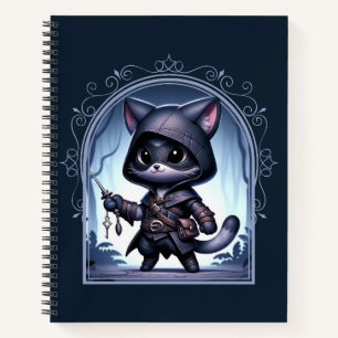 Rogue Feline Fantasy Adventure Notebook