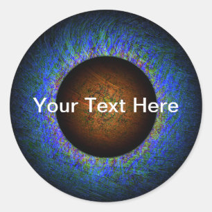 Rogue Planet -Customisable Classic Round Sticker