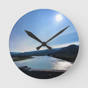 Rogue River, OR Round Clock