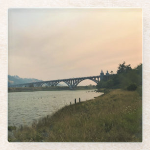 Rogue River, Oregon Glass Coaster