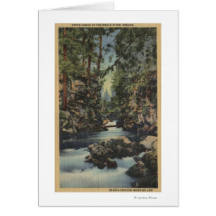 Rogue River, Oregon - Upper Gorge View of River