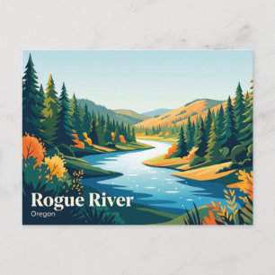 Rogue River USA Postcard