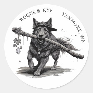 Rogue & Rye The Druid Sticker 3in