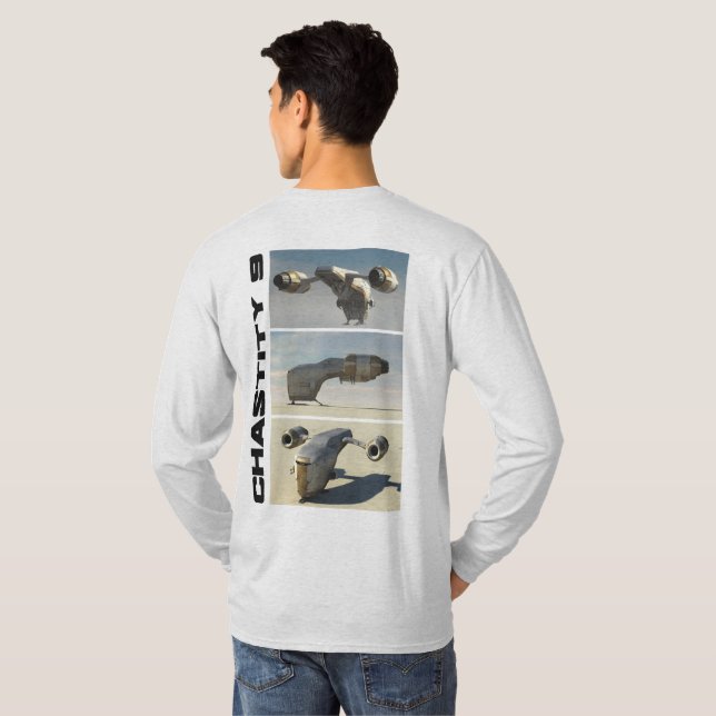 Rogue Warrior Chastity 9 Long Sleeve T-Shirt (Back Full)