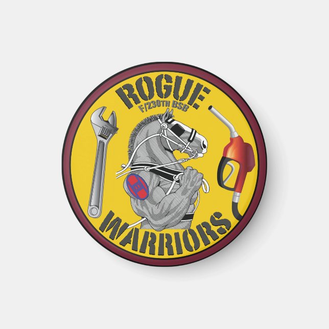 Rogue Warrior Colour Magnet (Front)
