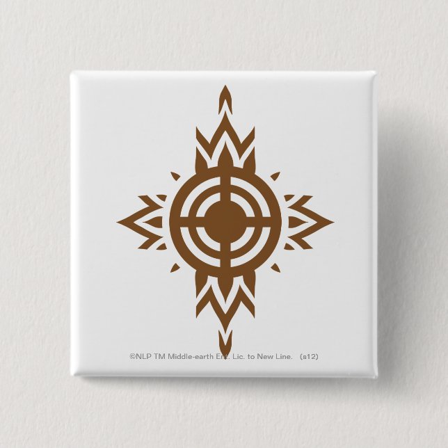 Rohan Crest 15 Cm Square Badge (Front)