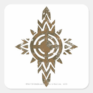 Rohan Crest Square Sticker