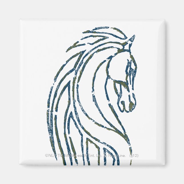 Rohan Kings Hall Banner Magnet (Front)