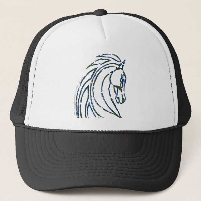 Rohan Kings Hall Banner Trucker Hat (Front)