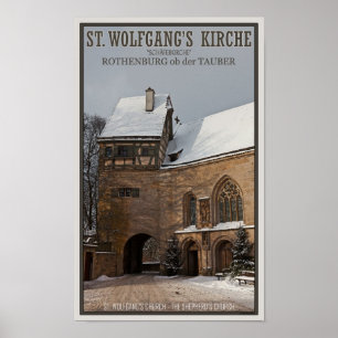 Rohenburg od Tauber - St Wolfgangs Church Poster