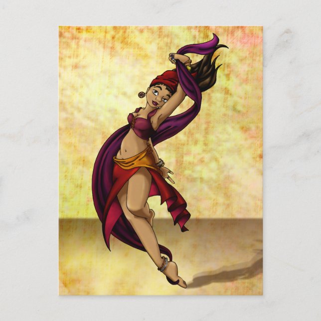 Rohesia Dancer Postcard (Front)