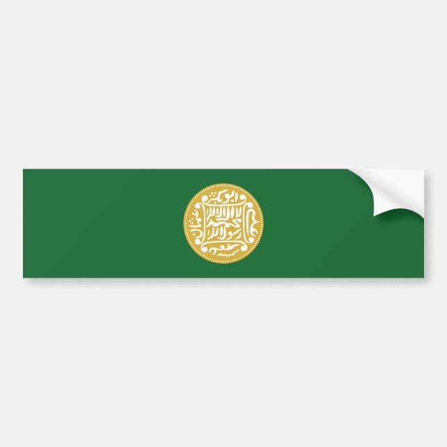 Rohingya Muslim Flag Bumper Sticker (Front)