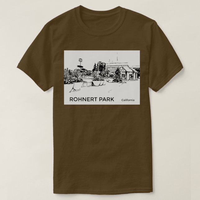 Rohnert Park California TShirt (Design Front)