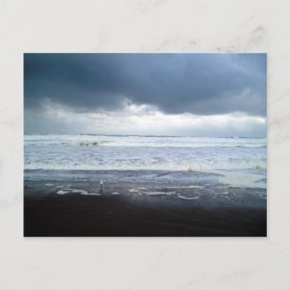 Roiling Sea at Agate Beach Oregon Postcard