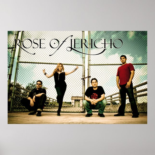 ROJ Band Chain Link Fence Poster (Front)