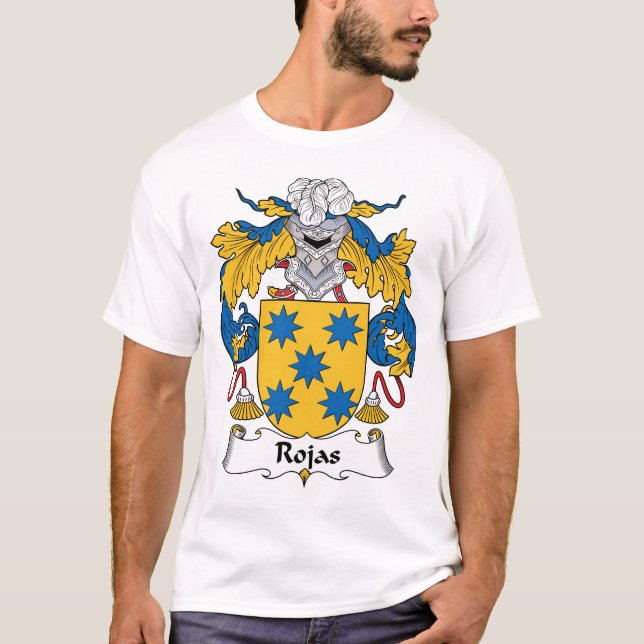 Rojas Family Crest T-Shirt (Front)