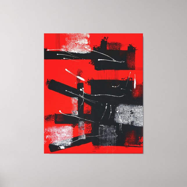 Rojo #103 canvas print (Front)