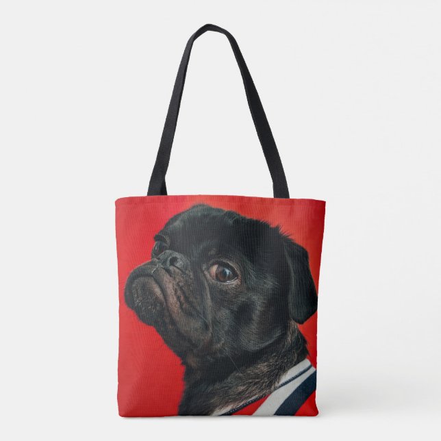 rojo dog tote bag (Back)