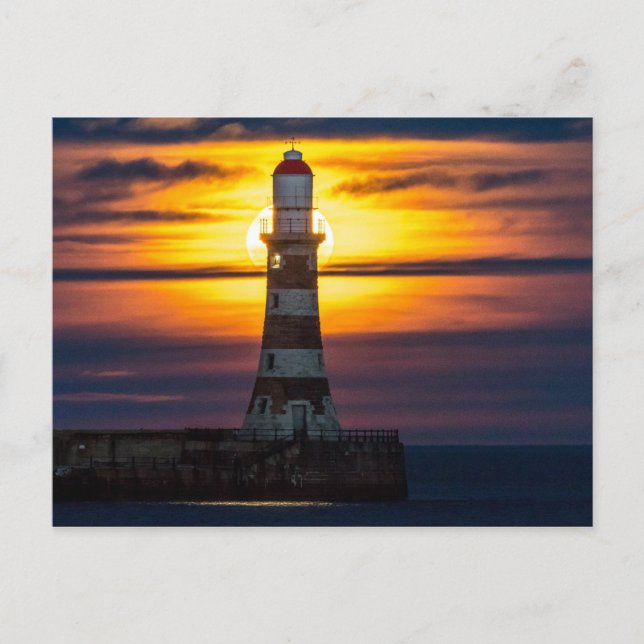 Roker Lighthouse Postcard (Front)