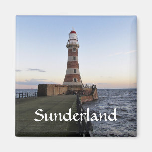 Roker Lighthousem, Sunderland uk Magnet