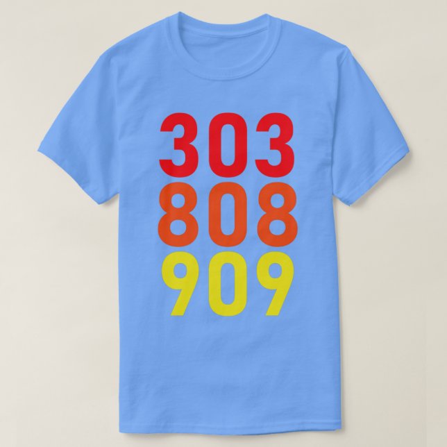 Roland TB303 TR808 TR909 Beats T-Shirt (Design Front)