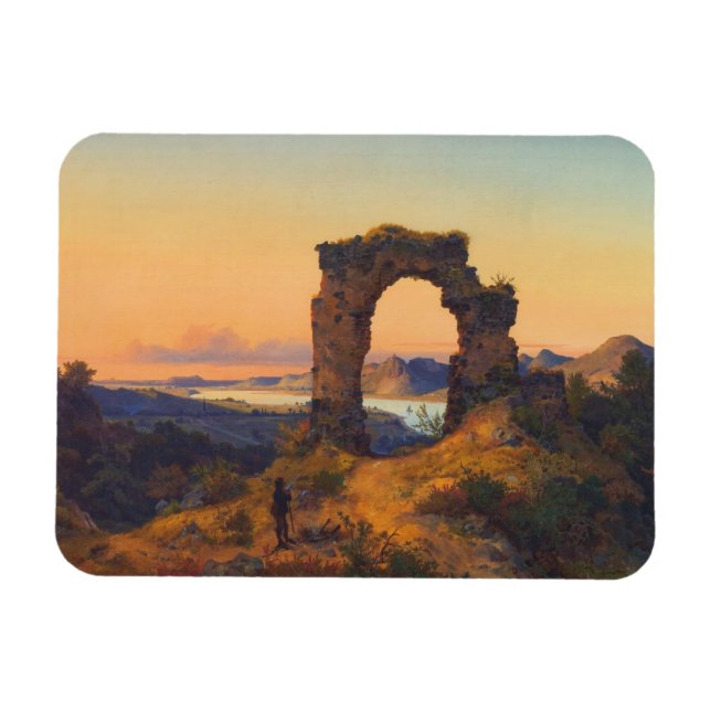 Roland's Arch (by Andreas Achenbach) Magnet (Horizontal)