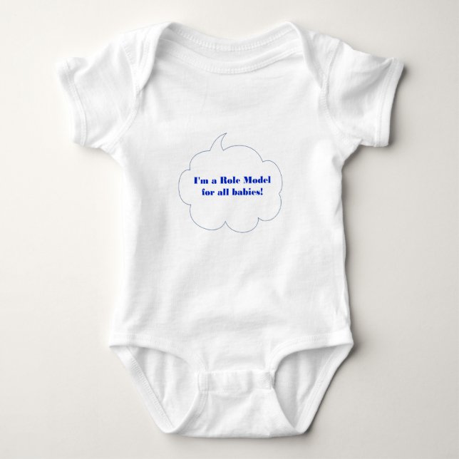 Role Model Baby Bodysuit (Front)