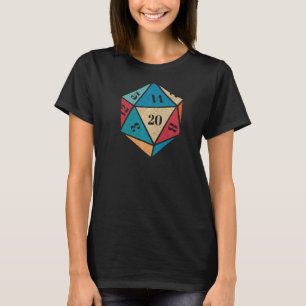 Role Playing Game RPG Dice with dragon role playin T-Shirt