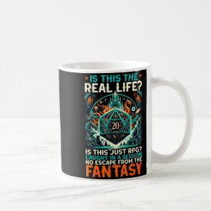 Role Playing Game Rpg Master D20 Tabletop Funny Rp Coffee Mug