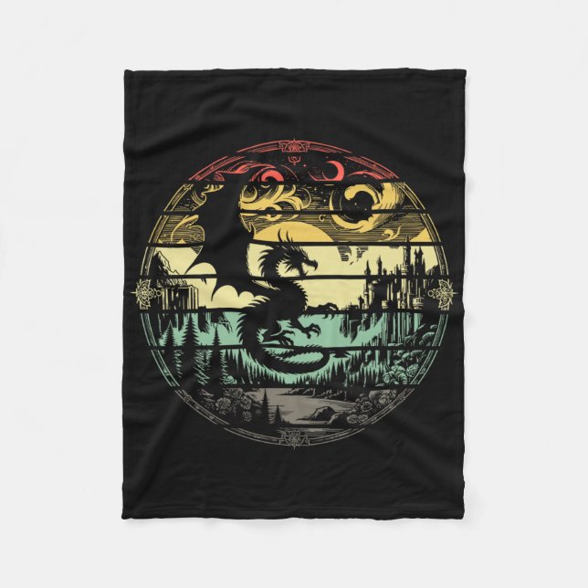 Role Playing Game Rpg Master D20 Tabletop Funny Rp Fleece Blanket (Front)