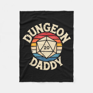 Role Playing Gamer Dad Rpg Master Tabletop Funny R Fleece Blanket