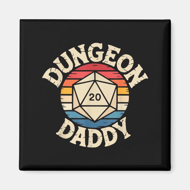 Role Playing Gamer Dad Rpg Master Tabletop Funny R Magnet (Front)