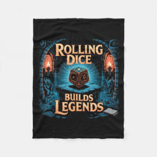 Role Playing Gamer Rpg Master D20 Tabletop Funny R Fleece Blanket