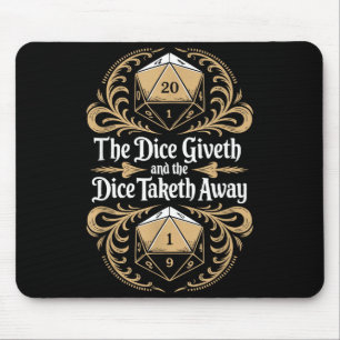 Role Playing Gamer Rpg Master D20 Tabletop Funny R Mouse Pad