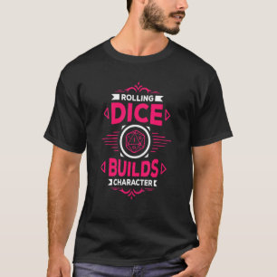 Role Playing Gamers RPG Games Rolling Dice Design T-Shirt