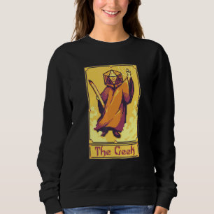 Role Playing Geek Pixel Character Tarot Card Sweatshirt