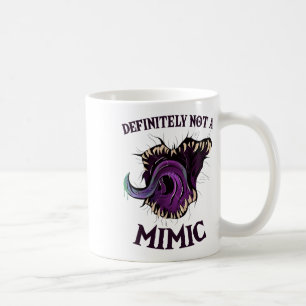 Roleplaying Dice Gamer Definitely Not A Mimic Coffee Mug