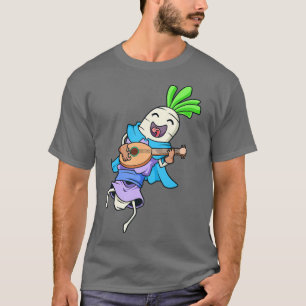 Roleplaying game character Bard Minstrel Radish T-Shirt