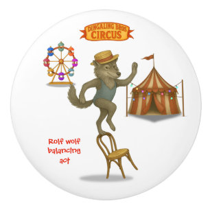 Rolf wolf balancing act ceramic knob