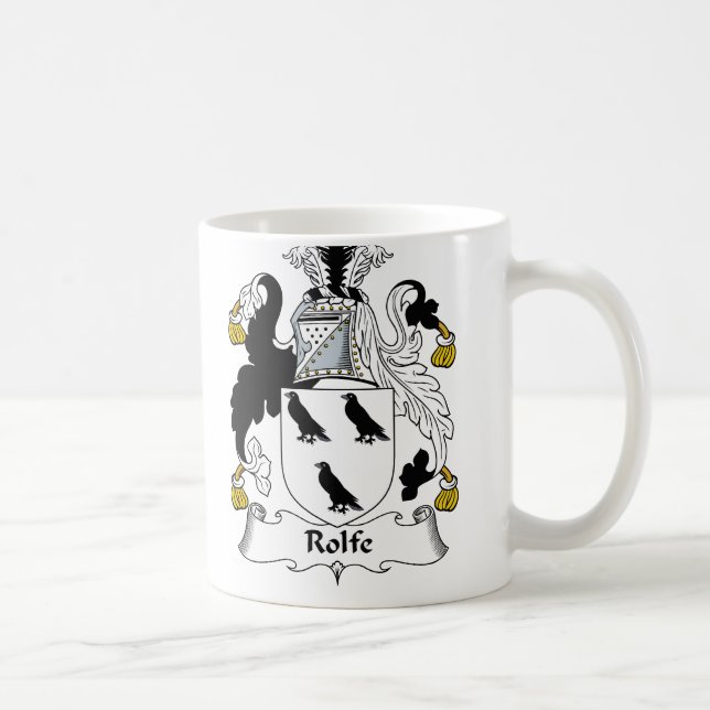 Rolfe Family Crest Coffee Mug (Right)