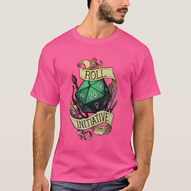 Roll Initiative T-Shirt (Front)
