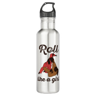 Roll Like a Girl Jiu Jitus 710 Ml Water Bottle