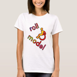 Roll Model - Disability Tees - in bright colours