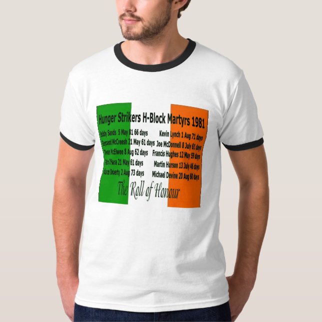 Roll of Honour T-Shirt (Front)