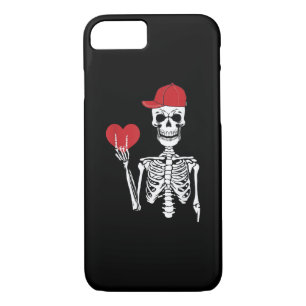 Roll Skeleton Hands Heart Valentines Day Skull Case-Mate iPhone Case