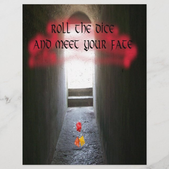 Roll the dice and meet your fate (Front)