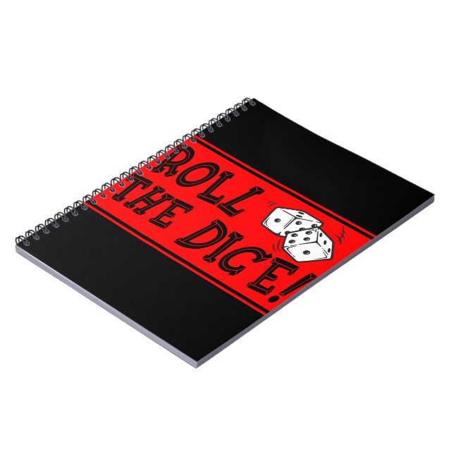 Roll The Dice Notebook (Left Side)